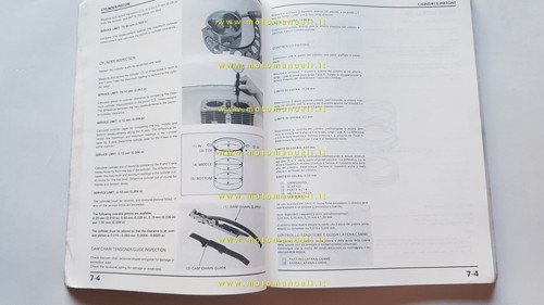 HONDA CMX 450 C 1987 manuale officina originale italiano