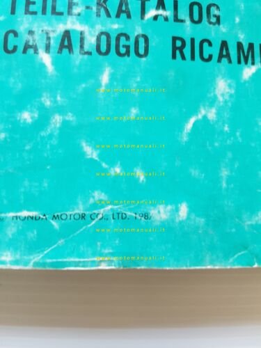 HONDA CN 250 - Helix 1987 catalogo ricambi italiano originale