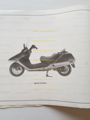 HONDA CN 250 - Helix 1987 catalogo ricambi italiano originale