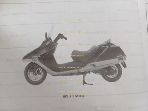 HONDA CN 250 Helix 1987 catalogo ricambi originale