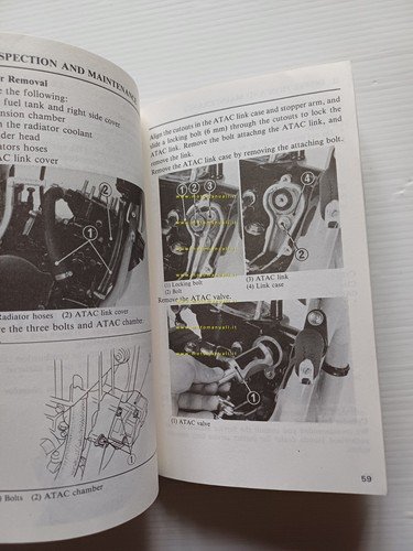 Honda CR 125 Cross 1987 manuale uso manutenzione libretto istruzioni …