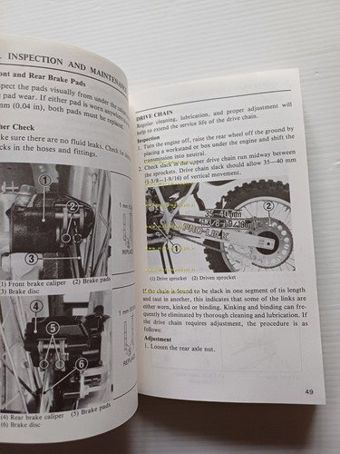 Honda CR 125 Cross 1987 manuale uso manutenzione libretto istruzioni …