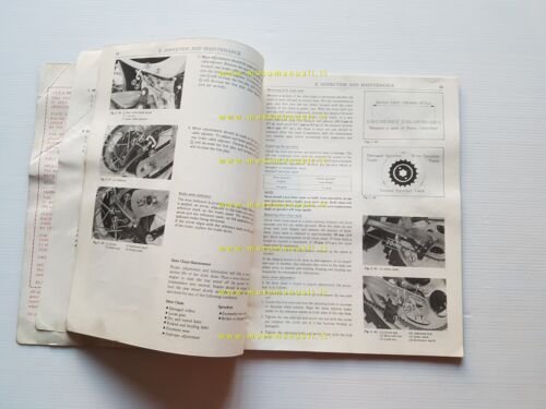 Honda CR 125 M Elsinore 1977 manuale uso / officina …