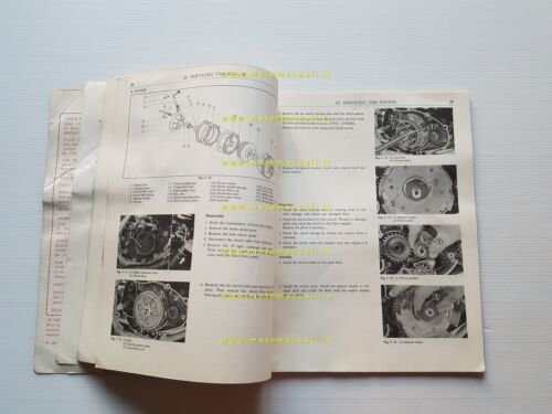 Honda CR 125 M Elsinore 1977 manuale uso / officina …