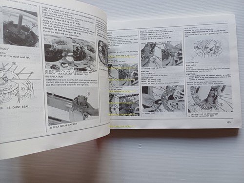 HONDA CR 125 R 1989-90 manuale uso manutenzione + officina …