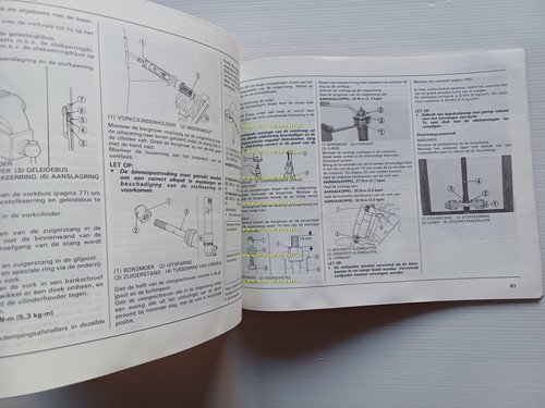 HONDA CR 125 R 1989-90 manuale uso manutenzione + officina …