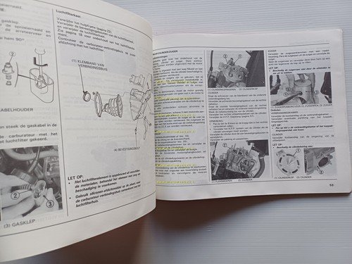 HONDA CR 125 R 1989-90 manuale uso manutenzione + officina …