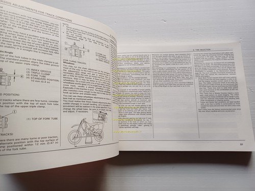 Honda CR 125 R 1989-90 manuale uso officina INGLESE originale