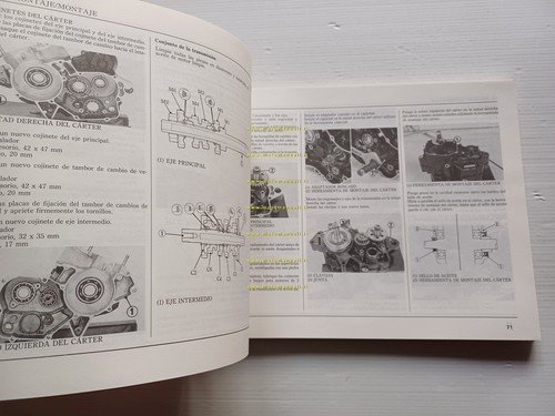 Honda CR 125 R 1989-90 manuale uso officina INGLESE originale