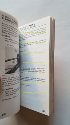 HONDA CR 250 R Cross 1985-86 manuale uso manutenzione originale …