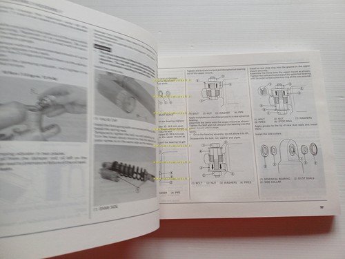 Honda CR 250 R Cross 1993 manuale uso - officina …