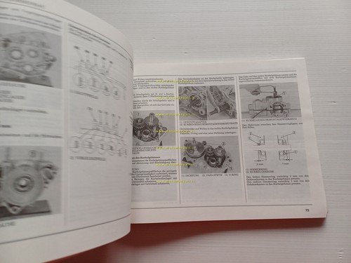 Honda CR 250 R Cross 1993 manuale uso - officina …