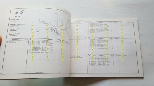 Honda CR 450 R- 480 R 1981 catalogo ricambi originale …