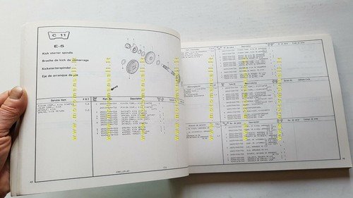 Honda CR 450 R- 480 R 1981 catalogo ricambi originale …