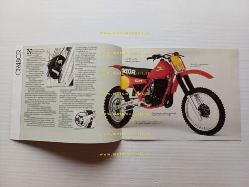 Honda CR 480 - 250 - 125 - 80 R …