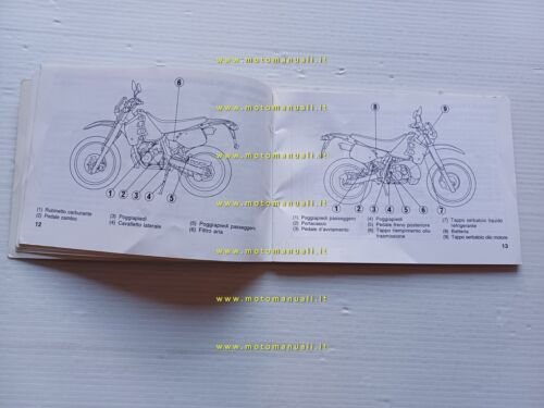 Honda CRM 125 1989 manuale uso manutenzione libretto originale ITALIANO