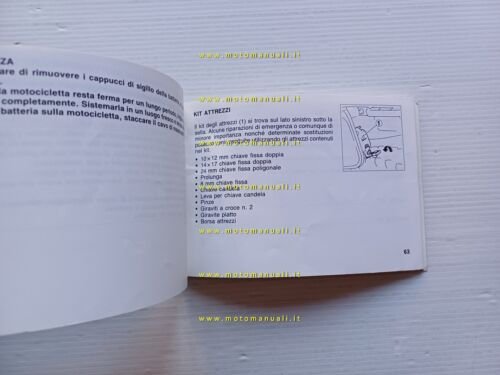 Honda CRM 125 1989 manuale uso manutenzione libretto originale ITALIANO