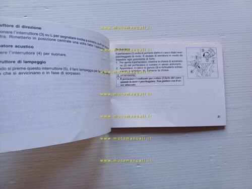 Honda CRM 125 1989 manuale uso manutenzione libretto originale ITALIANO