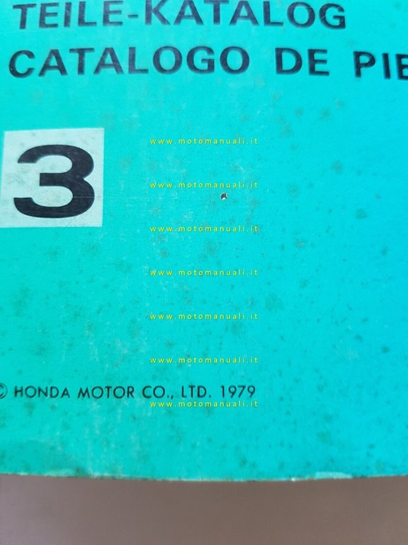 HONDA CX 500- 500 D- 500 C 1979 catalogo ricambi …