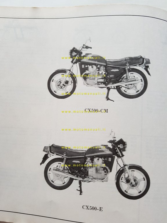 HONDA CX 500- 500 D- 500 C 1979 catalogo ricambi …