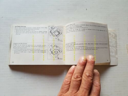 Honda CX 500 1980 manuale uso originale moto owner's manual