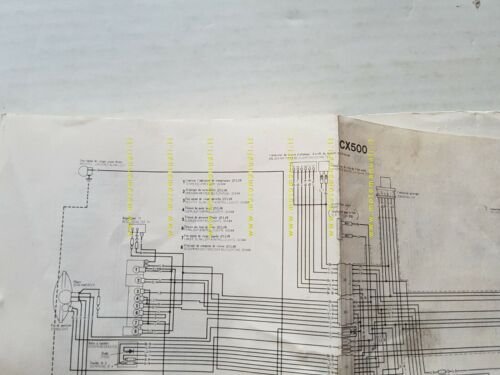 Honda CX 500 1980 manuale uso originale moto owner's manual