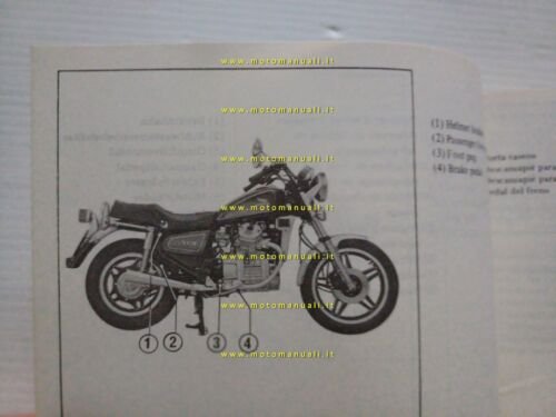 Honda CX 500 C Custom 1980 manuale uso manutenzione inglese …