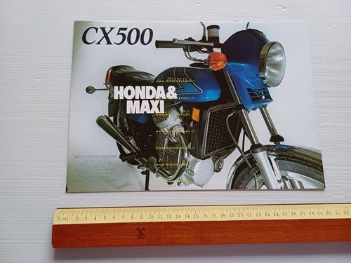 Honda CX 500 depliant italiano originale