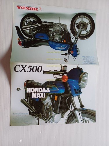Honda CX 500 depliant italiano originale