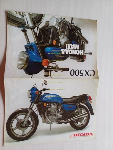 Honda CX 500 depliant ITALIANO originale