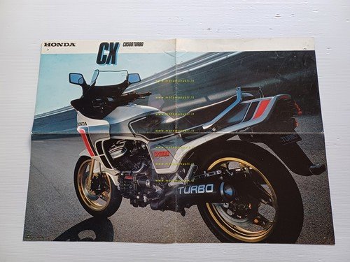 Honda CX 500 TURBO depliant poster ITALIANO originale