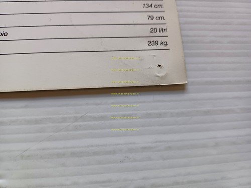 Honda CX 500 TURBO depliant poster ITALIANO originale