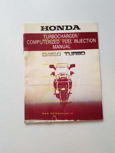 Honda CX 500 Turbo SUPPLEMENTO manuale officina iniezione elettronica 1981