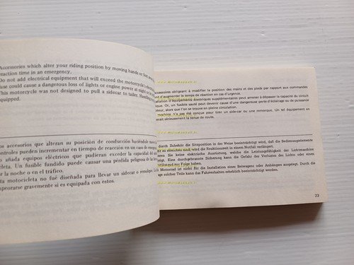 HONDA CX 650 E 1982 manuale uso manutenzione libretto originale …