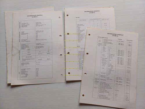 Honda CX 650 E scheda informazioni tecniche manuale officina italiano …
