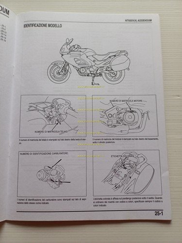 Honda Deauville NT 650 V x VARIANTI manuale officina ITALIANO …