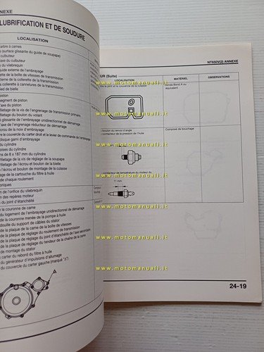 Honda Deauville NT 650 V2 VARIANTI AGGIORN. manuale officina ITALIANO …