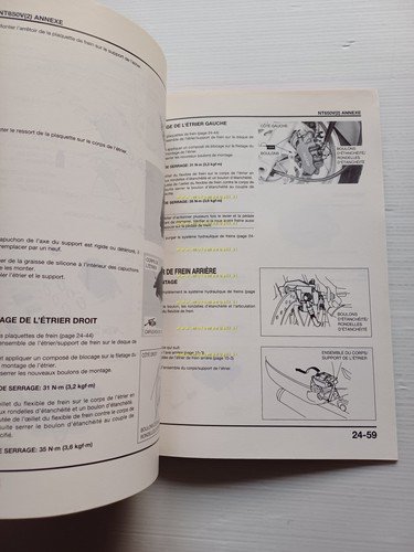 Honda Deauville NT 650 V2 VARIANTI manuale officina FRANCESE originale