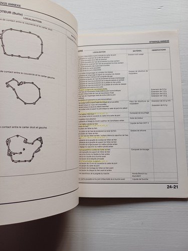 Honda Deauville NT 650 V2 VARIANTI manuale officina FRANCESE originale