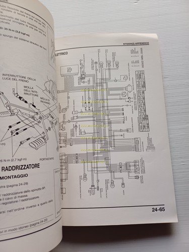 Honda Deauville NT 650 V2 VARIANTI manuale officina ITALIANO originale