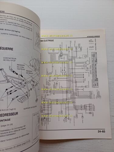 Honda Deauville NT 650 V2 VARIANTI manuale officina ITALIANO originale