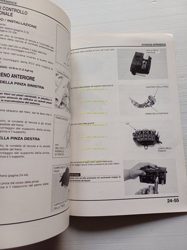 Honda Deauville NT 650 V2 VARIANTI manuale officina ITALIANO originale