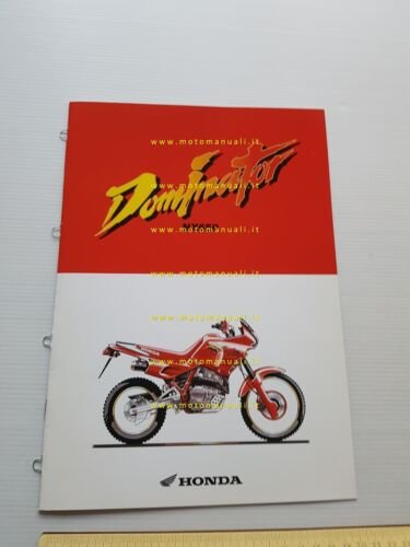 Honda Dominator 650 1992 presentazione cartella stampa ENGLISH no depliant