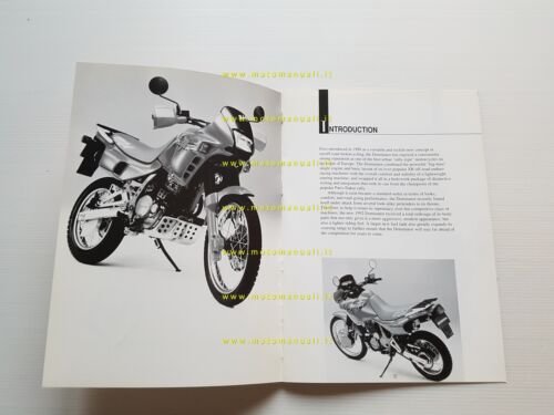 Honda Dominator 650 1992 presentazione cartella stampa ENGLISH no depliant