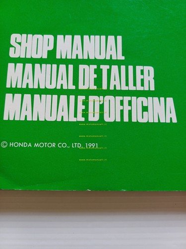 Honda Dominator NX 500-650 VARIANTI 1991 manuale officina originale