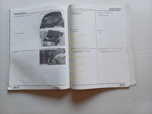 Honda Dominator NX 500-650 VARIANTI 1991 manuale officina originale