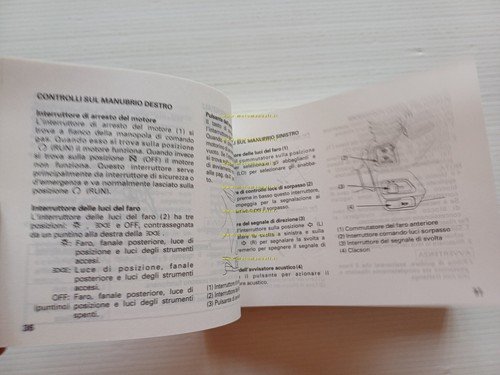 Honda FES 250 Foresight 1997-98 manuale uso manutenzione italiano originale