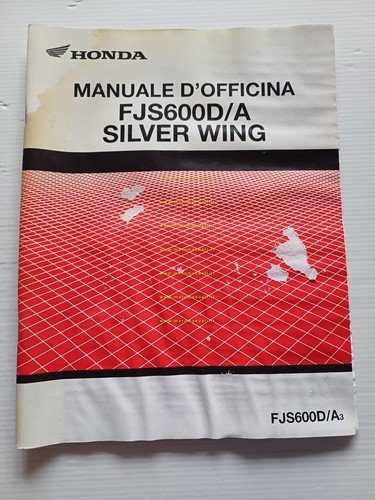 Honda FJS 600 Silver Wing VARIANTI 2002-3 manuale officina ITALIANO …