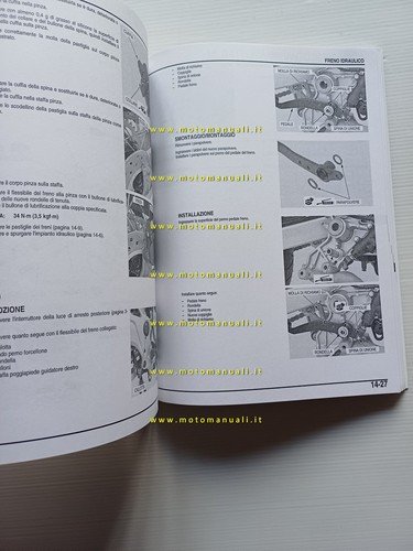HONDA FMX 650 2005 manuale officina ITALIANO originale