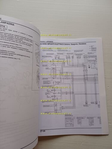 Honda Foresight FES 250 VARIANTI 2004-5 manuale officina ITALIANO originale